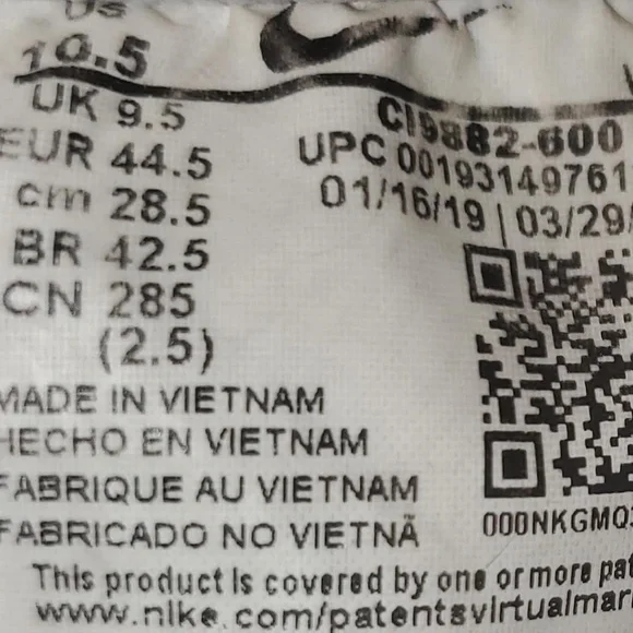 Nike Air Force 1 Detroit Pistons 89 Champs Red CI9882-600 Size 10.5 Sneakers - Picture 5 of 5